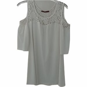 Belldini Open Shoulder Lace Detail Dress
